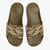 FitFlop iQUSHION e01 CAMO KNIT POOL Mens Slides Mossy