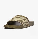 FitFlop iQUSHION e01 CAMO KNIT POOL Mens Slides Mossy