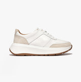 FitFlop F-MODE Womens Flatform Trainers Urban White