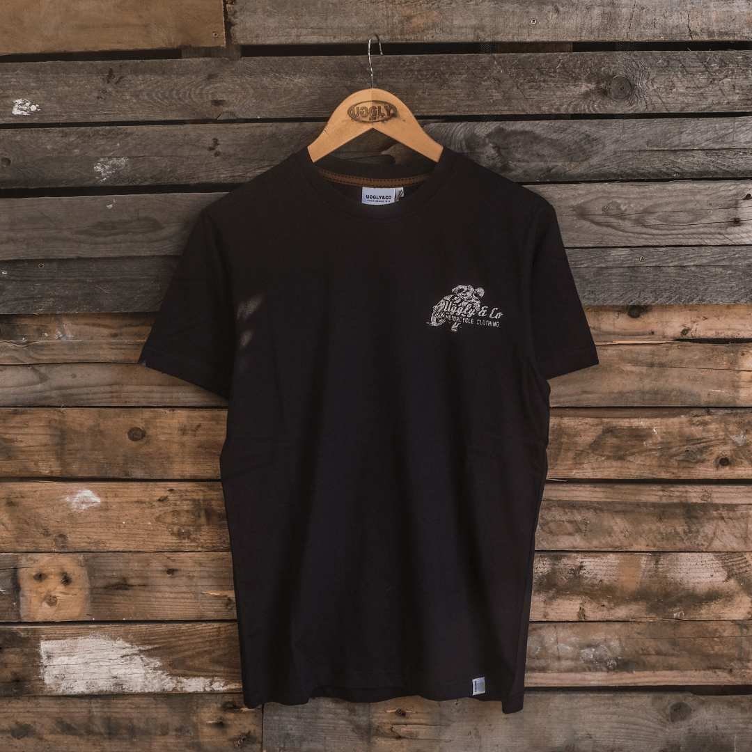 Black Flattrack Tee
