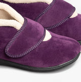 Fleet & Foster LEVITT Womens Boot Slippers Plum