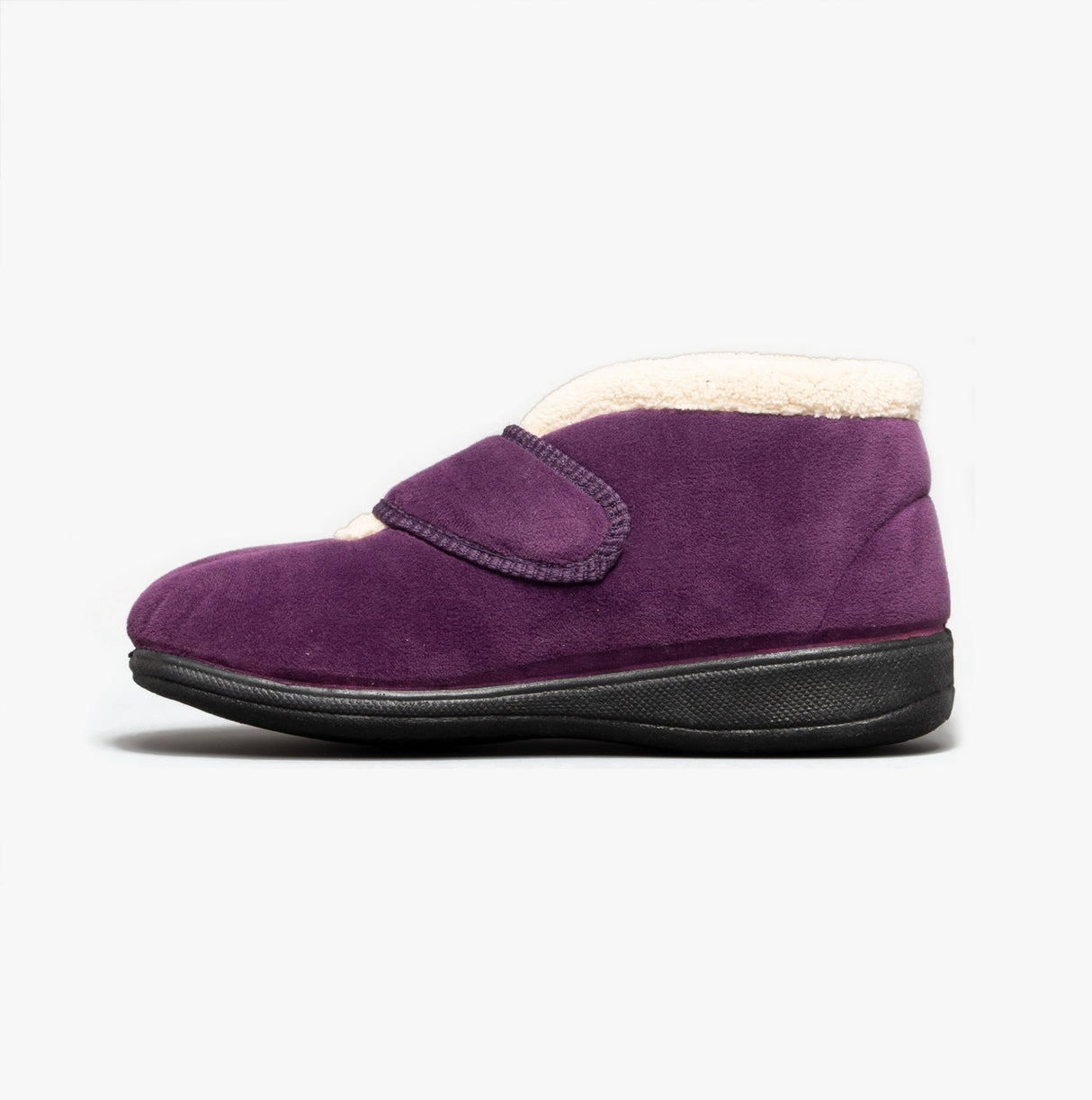 Fleet & Foster LEVITT Womens Boot Slippers Plum