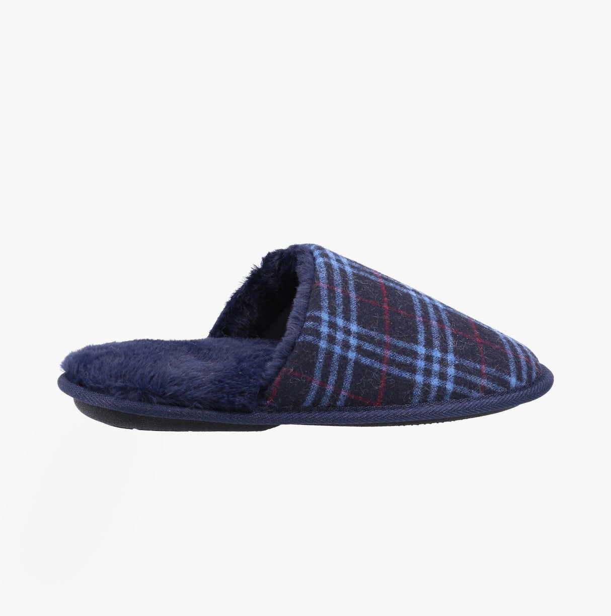 Fleet & Foster RHYS Mens Mule Slippers Navy
