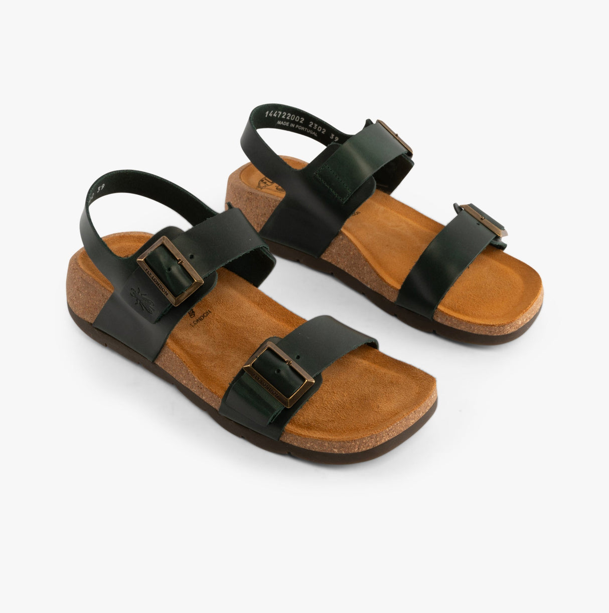 Fly London CEKE722FLY Womens Slingback Buckle Sandals Petrol