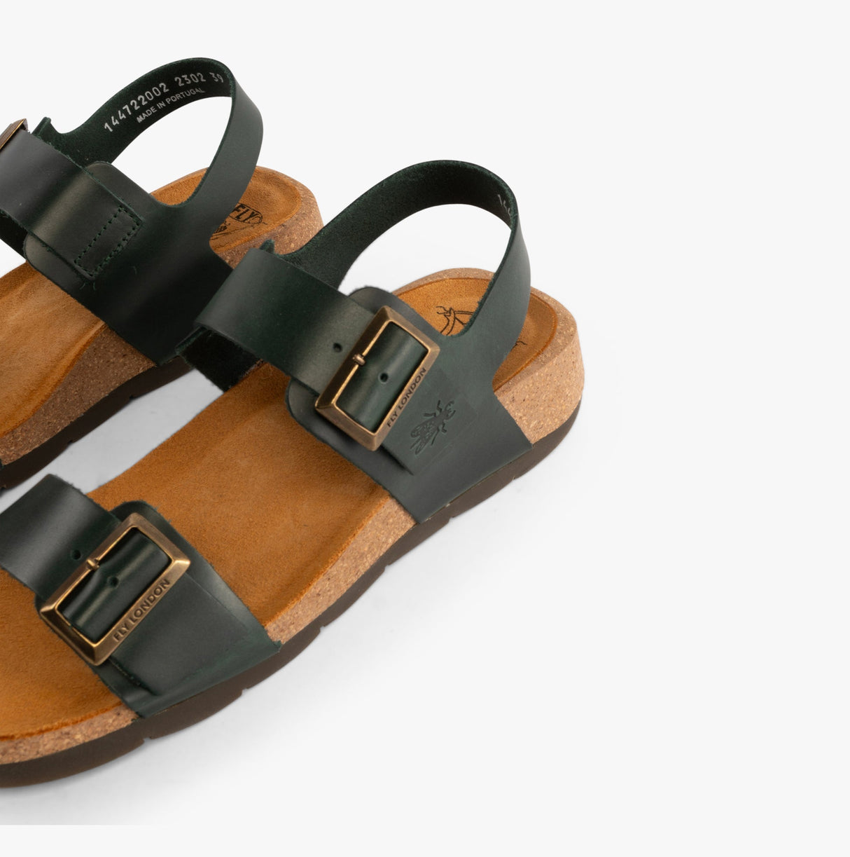 Fly London CEKE722FLY Womens Slingback Buckle Sandals Petrol