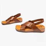 Fly London CHLO852FLY Womens Slingback Crossover Sandals Camel