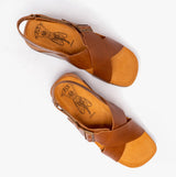 Fly London CHLO852FLY Womens Slingback Crossover Sandals Camel