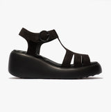 Fly London DUMA955FLY Womens Sandals Black