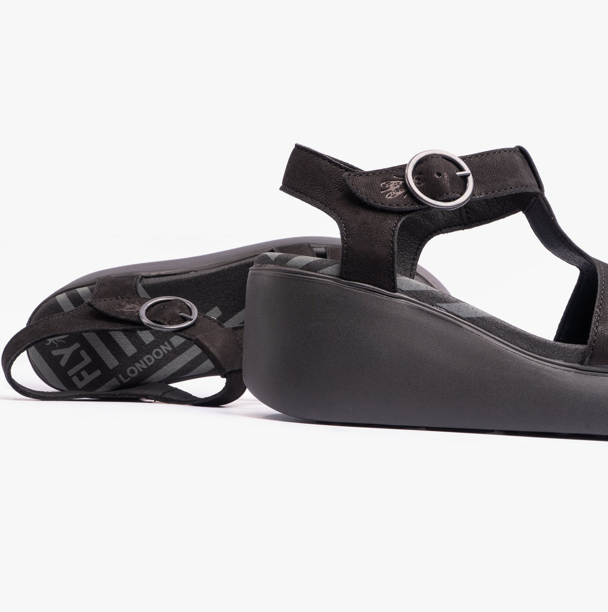 Fly London DUMA955FLY Womens Sandals Black