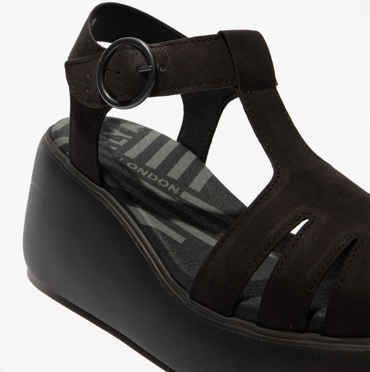 Fly London DUMA955FLY Womens Sandals Black