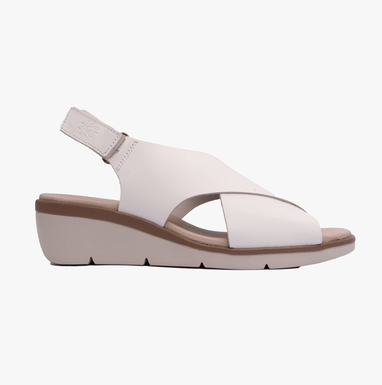 Fly London NABI058FLY Womens Sandals White