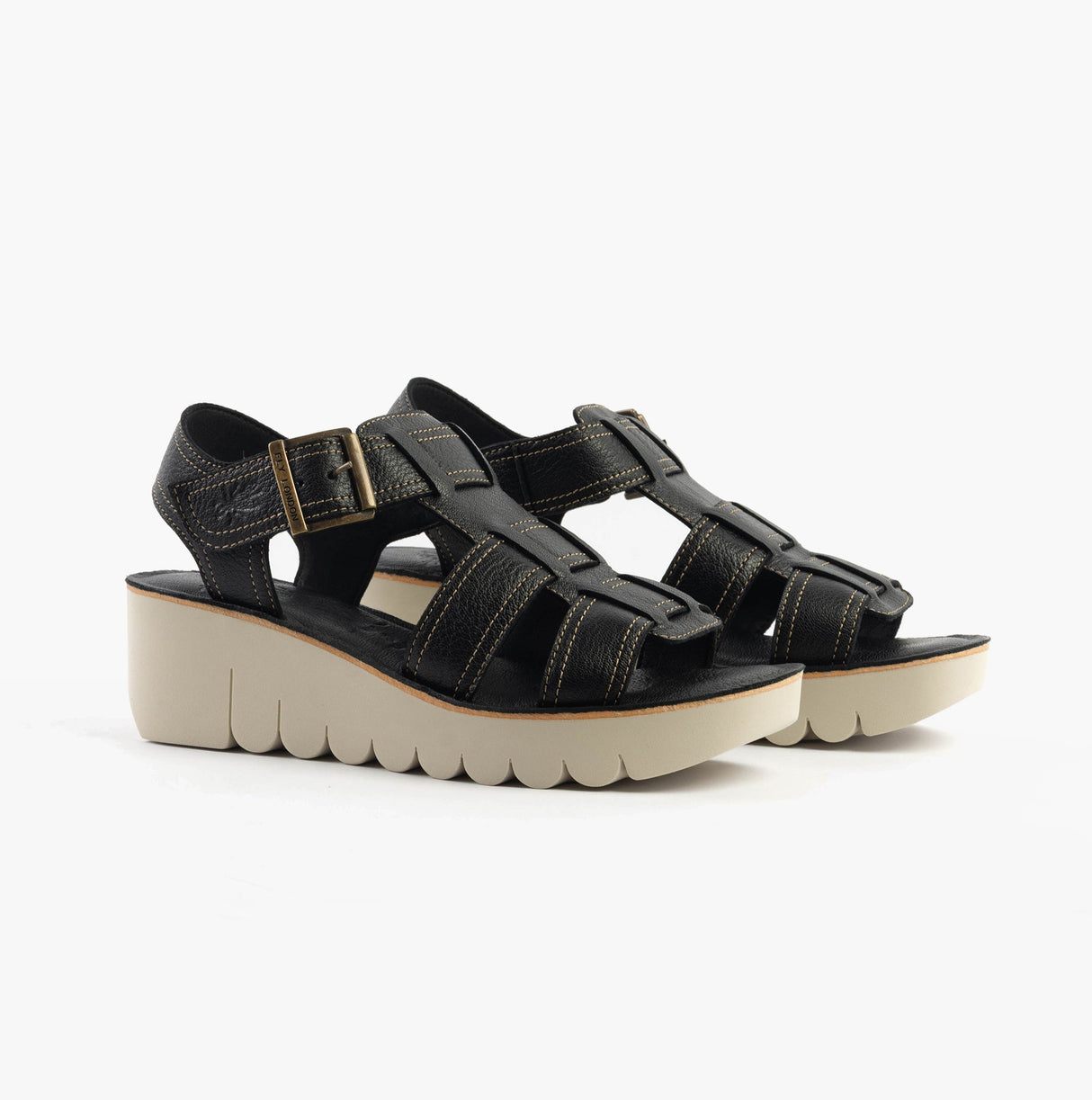Fly London YUDD236FLY Womens Sandals Black