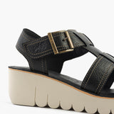 Fly London YUDD236FLY Womens Sandals Black