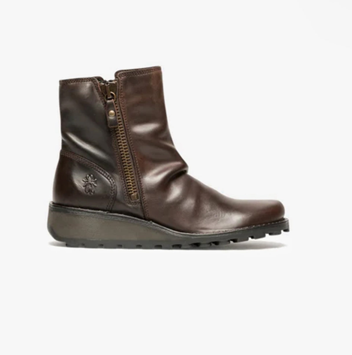 Fly London MON944FLY Womens Ankle Boots Dark Brown