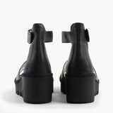 Fly London BONO290FLY Womens Sandals Silver/Graphite/Black