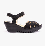 Fly London YAZI479FLY Womens Sandals Black