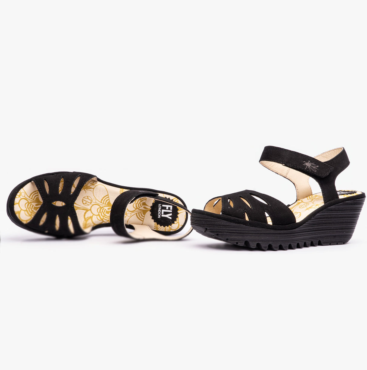 Fly London YAZI479FLY Womens Sandals Black
