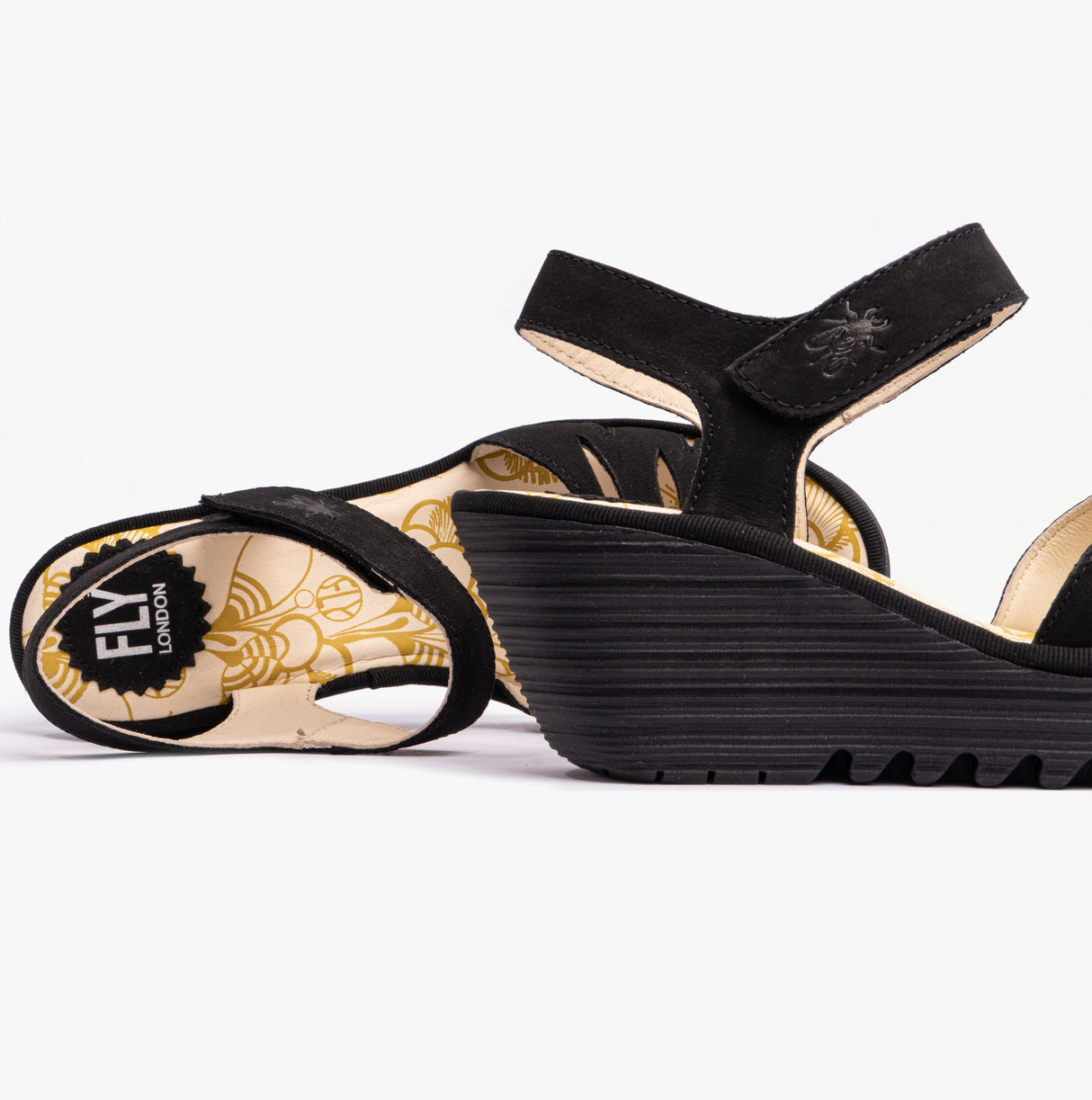 Fly London YAZI479FLY Womens Sandals Black