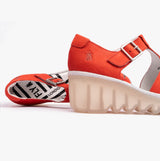 Fly London BURI481FLY Womens Shoes Scarlet