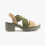 Fly London TAJI502FLY Womens Sandals Taupe/Khaki