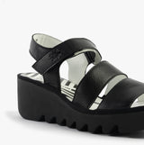 Fly London BEXY575FLY Womens Sandals Black