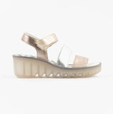Fly London BEXY575FLY Womens Sandals Sahara/Silver