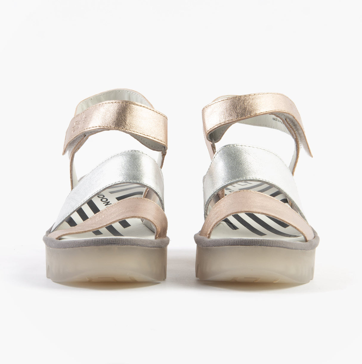 Fly London BEXY575FLY Womens Sandals Sahara/Silver