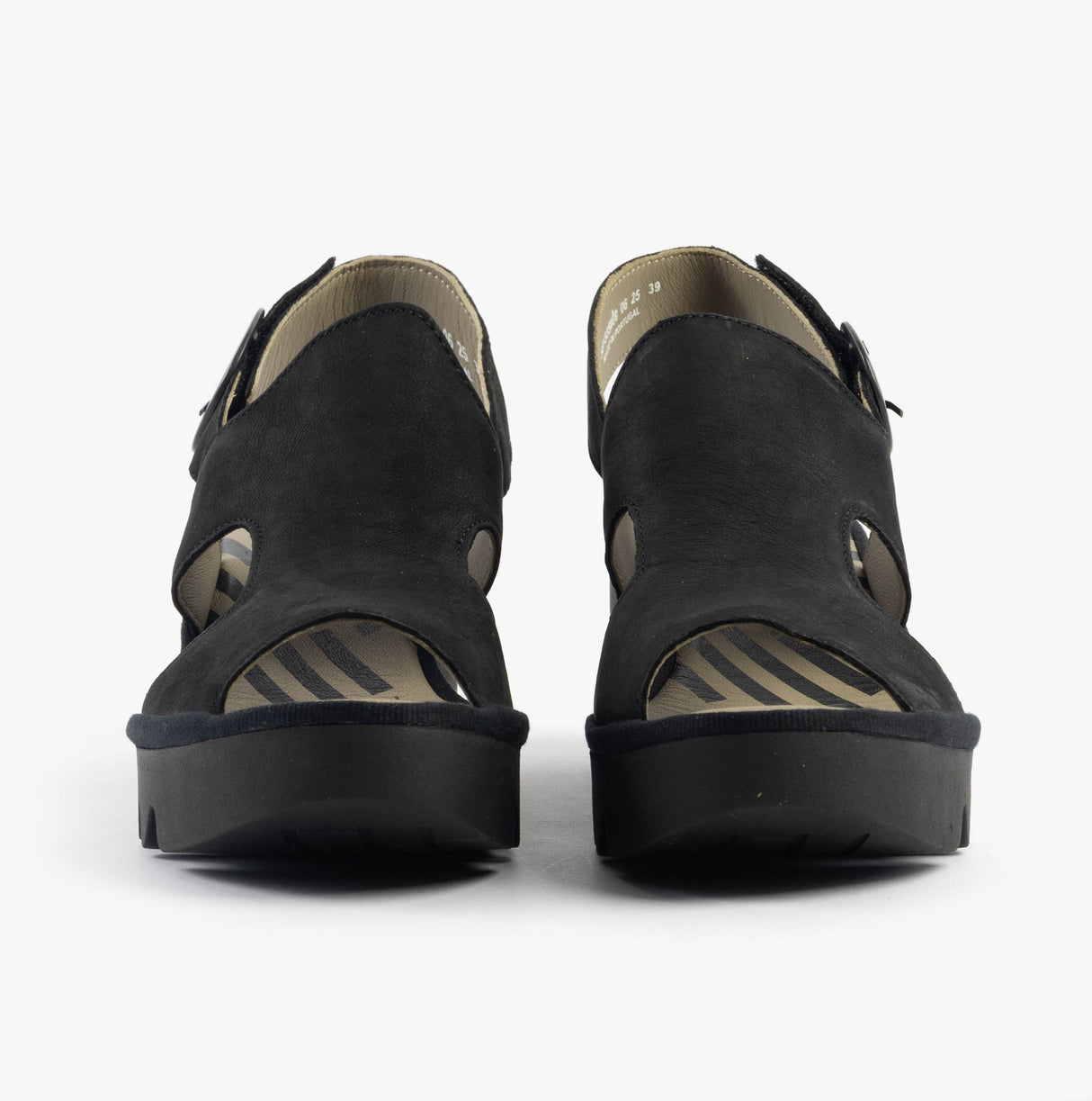 Fly London BAIF585FLY Womens Sandals Black