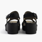 Fly London BAIF585FLY Womens Sandals Black