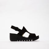 Fly London BAIF585FLY Womens Sandals Black