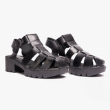 Fly London EMME511FLY Womens Fisherman Sandals Black