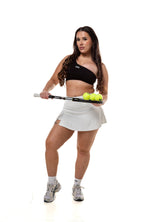 Mix & Match Black Top & White Skort Skirt