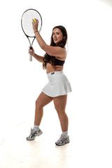 Mix & Match Black Top & White Skort Skirt