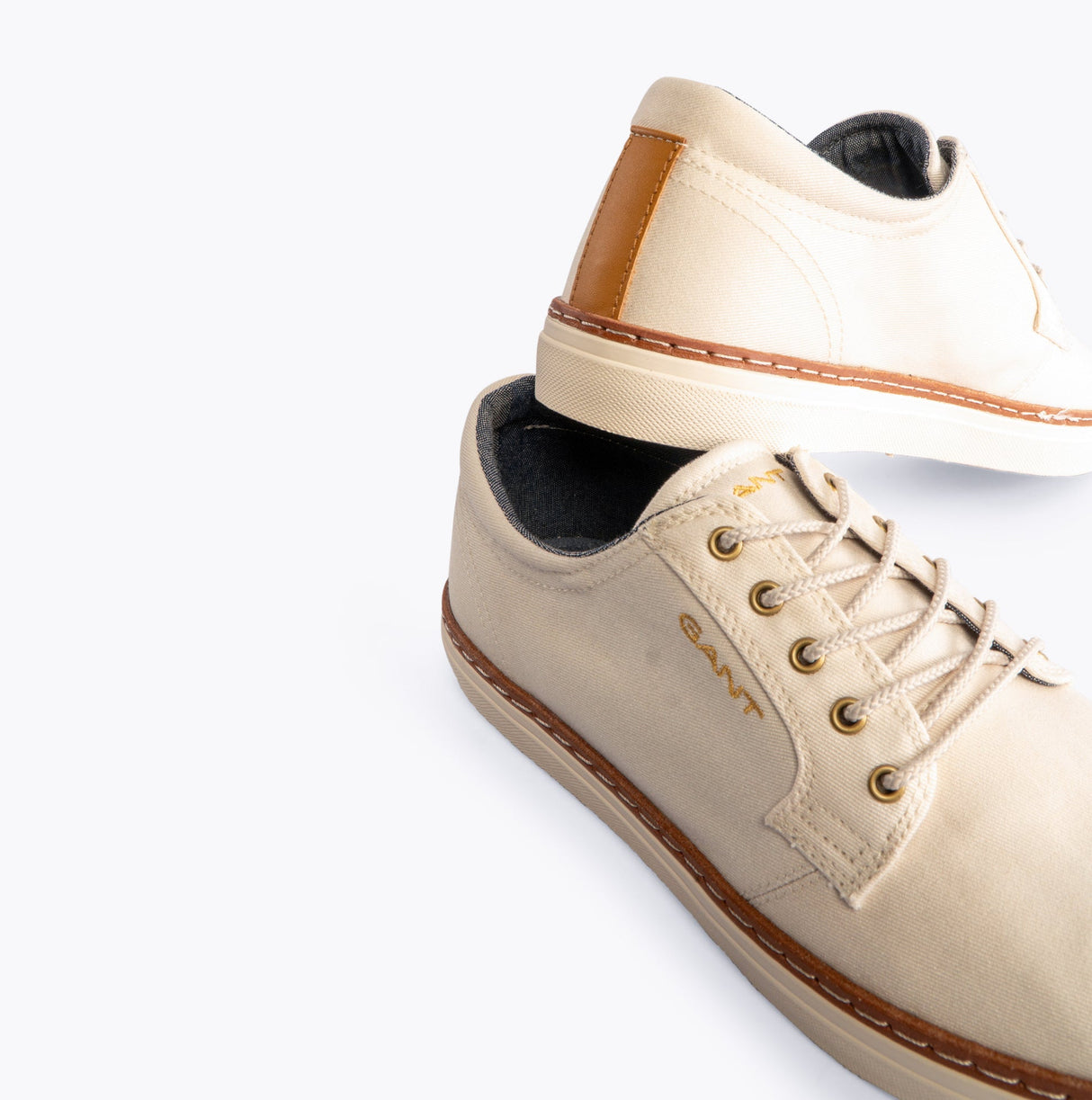 GANT PREPVILLE Mens Trainers Bone Beige