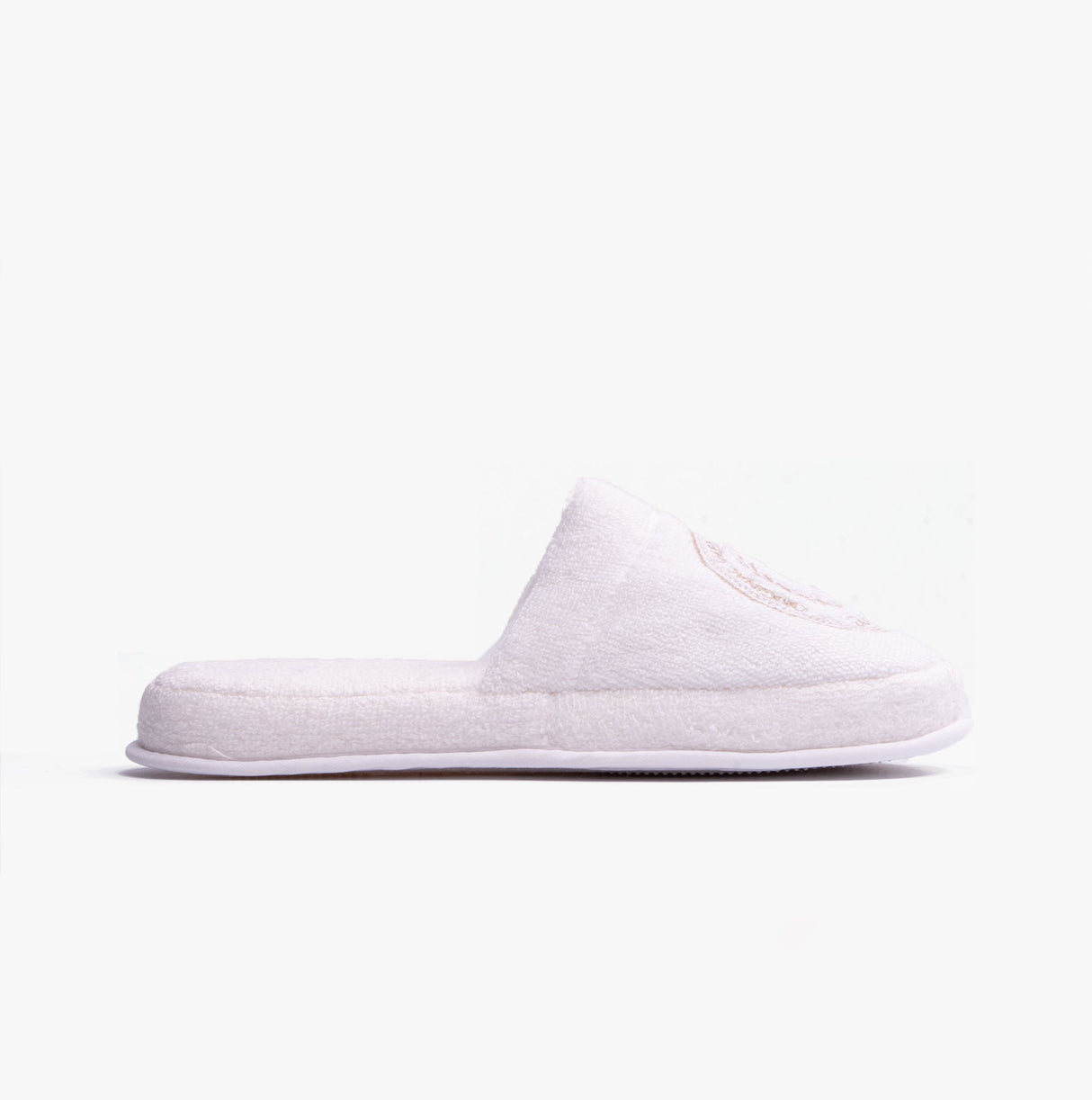 GANT CREST Unisex Mule Slippers White