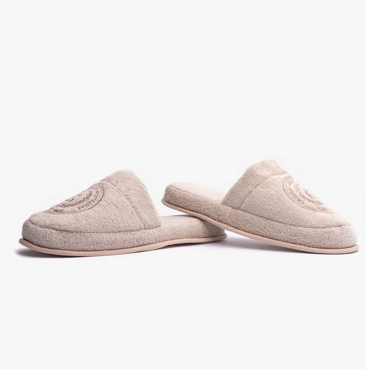 GANT CREST Unisex Mule Slippers Putty