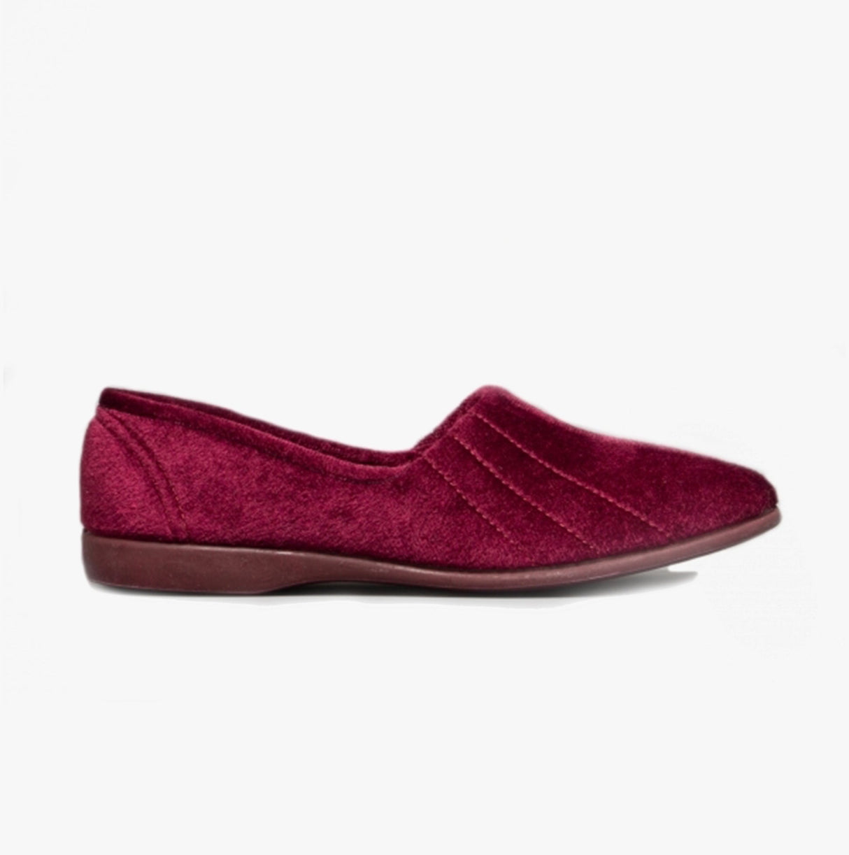 GBS AUDREY Womens Slippers Burgundy