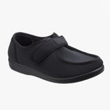 GBS Med NORTHWICK Womens Extra Wide Slippers Black