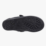 GBS Med NORTHWICK Womens Extra Wide Slippers Black