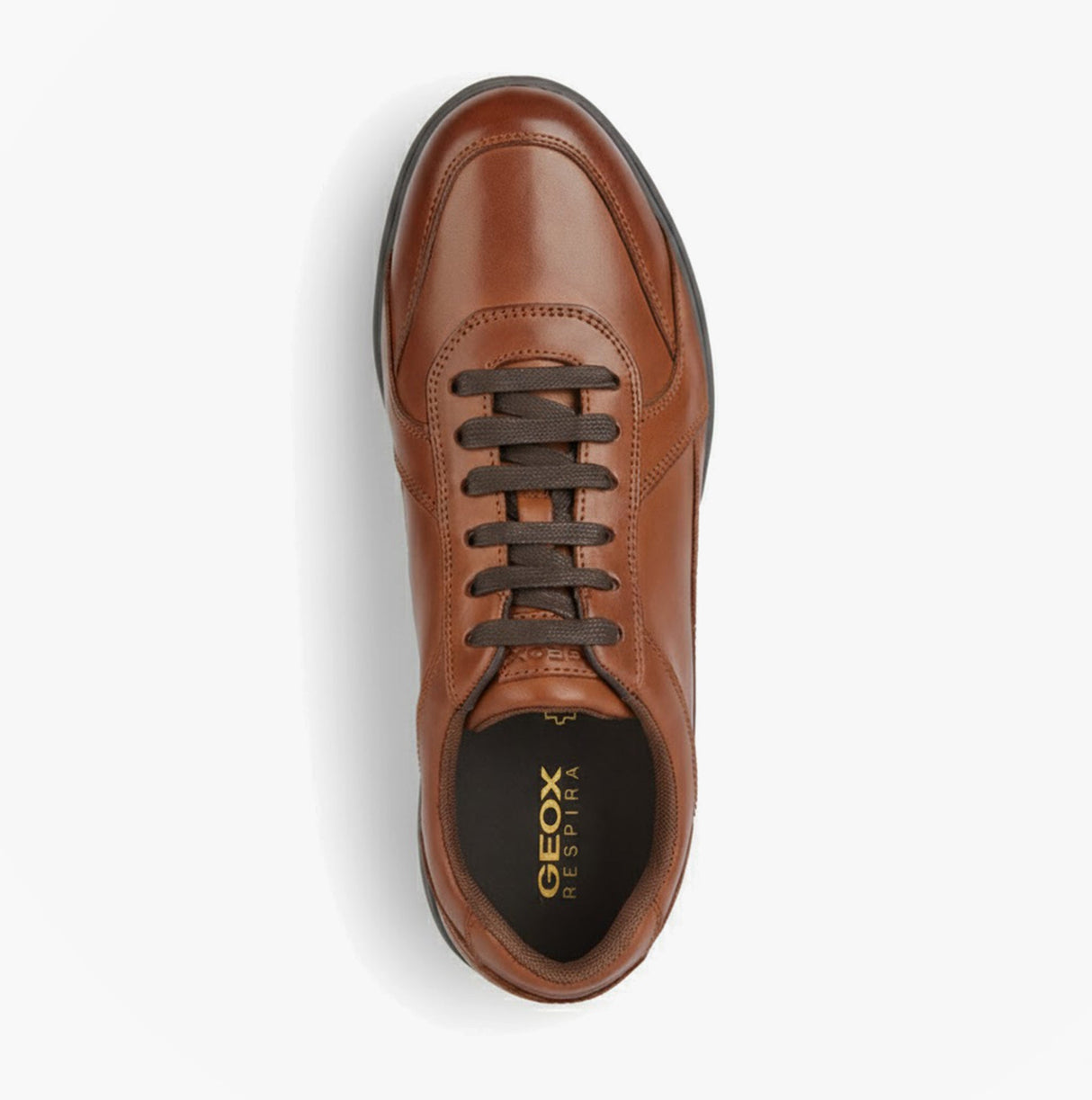 GEOX U SPHERICA EC12 Mens Trainers Cognac