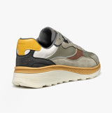 GEOX U SPHERICA ACTIF X1 Mens Trainers Sage/Brown