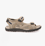 GEOX UOMO SANDAL STRADA Mens Sandals Sand/Navy