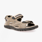 GEOX UOMO SANDAL STRADA Mens Sandals Sand/Navy