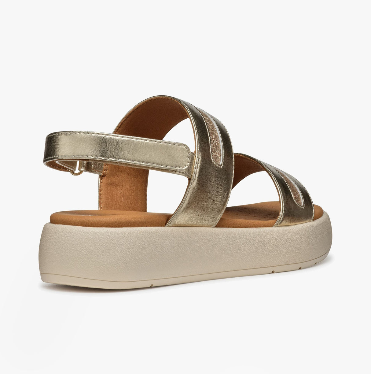 GEOX D CAMALEI Womens Sandals Light Gold