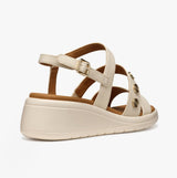 GEOX D MELICONIA Womens Sandals Papyrus