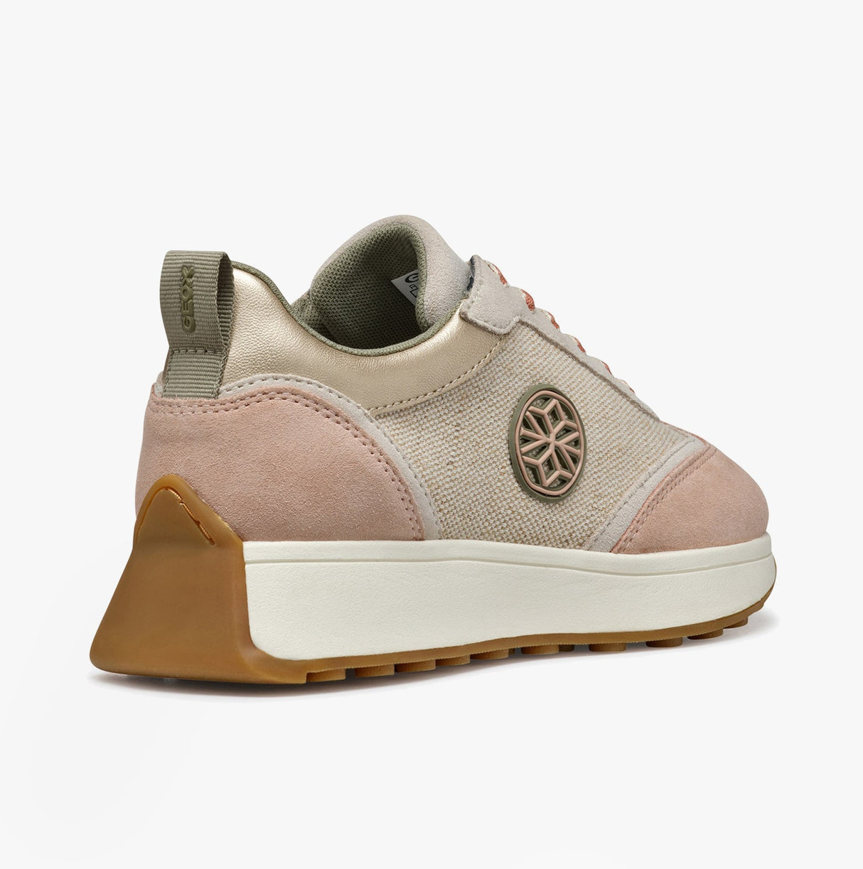 GEOX D AMABEL Womens Trainers Light Sand/Light Taupe