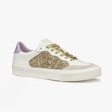 GEOX D EMMELENY Womens Trainers Optic White/Light Gold