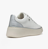 GEOX D SUNNETTY Womens Trainers White/Silver