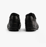 GEOX SAVAGE B Boys Leather Touch Fasten School Shoes Black