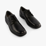 GEOX FEDERICO C Boys Leather School Shoes Black